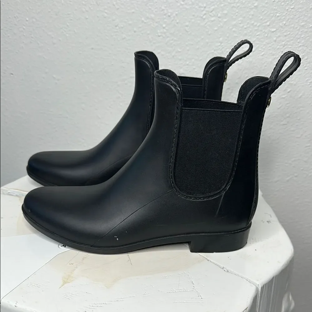 Sam Edelman Tinsley Black Chelsea Rain Boots - Size 7 (A-1644)